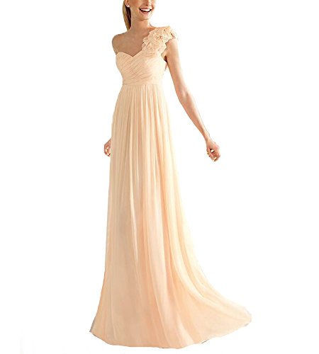 light orange wedding dress