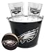 Philadelphia Eagles Pint and Beer Bucket Set | NFL Beer Bucket and Pint Glasses