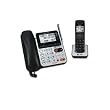 AT&T DECT 6.0 Black/Silver Digital Corded/Cordless Answering System (CL84109)