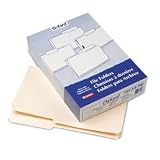 ESSELTE PENDAFLEX CORP. / ESS75325RE / Essentials File Folders, 2/5 Cut, Top Tab, Legal, Manila, 100/box / Sold as 1 BX