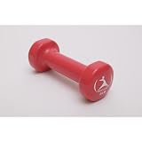 Vinyl Dumbbell 3 LB, Red, Single