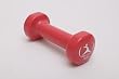 Vinyl Dumbbell 3 LB, Red, Single