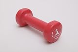 Vinyl Dumbbell 3 LB, Red