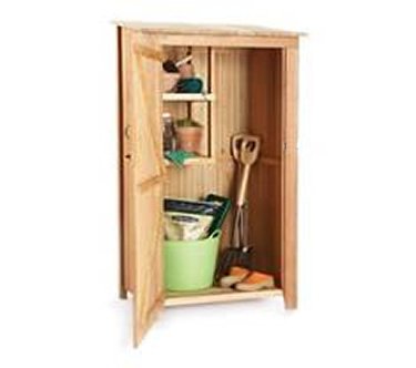 Cedar Storage Hutch – Outdoor Cedar Hutches and Garden Sheds