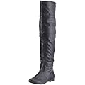 Buffalo Girl 110374 237290 SYN GRAIN PU BLACK 01, Damen Stiefel