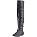 Buffalo Girl 110374 237290 SYN GRAIN PU BLACK 01, Damen Stiefel