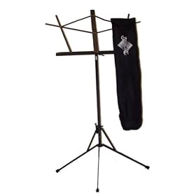 Belmonte Lightweight Folding Music Stand with Carrying Bag by 