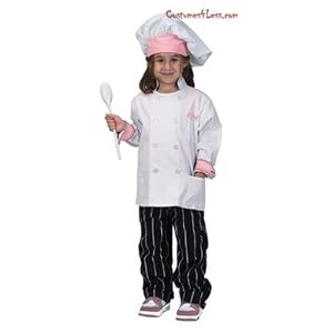 Chef Girl Costume Executive Chef Girl Costume