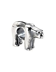 Sterling Silver Kera Silver Bear Bead Fits Pandora