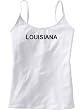 LOUISIANA - State-series - White Women's / Girls Camisole (Girlie / Babydoll)