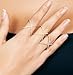 Sterling Silver Pave CZ Gold-Plated 