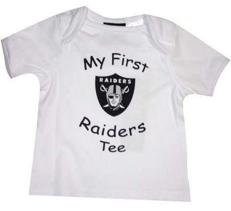 Oakland Raiders Baby / Infant My First Tee T-Shirt