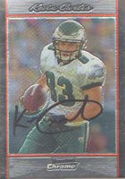 Kevin Curtis, Philadelphia Eagles, 2007 Bowman Chrome Autographed Card