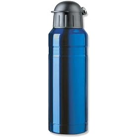 Isosteel VA-9712 Borraccia 0,7 L in acciaio INOX 18/8 con attacco per fissaggio su bicicletta, colore: Blu Isosteel VA-9712 Borraccia 0,7 L in acciaio INOX 18/8 con attacco per fissaggio su bicicletta, colore: Blu