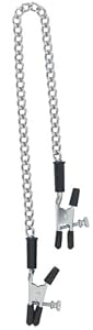 Spartacus Alligator Tip Nipple Clamps with Adjustable Link Chain