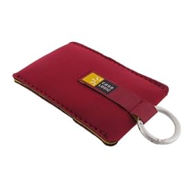 Pocket Neoprene Sleeve (Red Gold) Case for Flip MinoHD Camcorder Purple Flourish