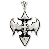 Sterling Silver Antiqued Gothic Pendant - JewelryWeb