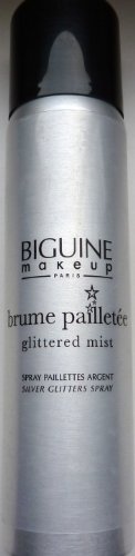 Biguine makeup Glitzerspray - Silberspray - K&ouml;rperspray - Haarspray, Farbe Silber, 75ml Preisvergleich