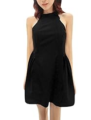 Sexy Summer Turtleneck Chiffon Off the Shoulder  Dress