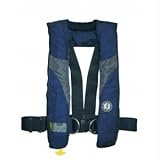 MUSTANG DELUXE AUTOMATIC INFLATABLE W/HARNESS ADULT Model # MD3084-U-NV/CR