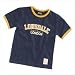 Lonsdale Logo Tee Navy/Yellow 2-3 Yrs