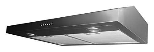 Ancona Stainless Steel Slim 5 Inch High 300 Cfm 4 Speeds Under