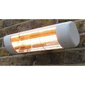 Wall Mounted Electric Infrared Halogen Patio Heater - Weatherproof IP55