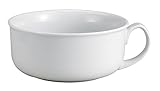 HIC Oversized Soup and Cereal Mug, Fine Porcelain, White, 28-Ounces