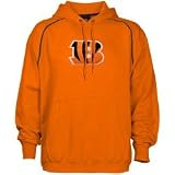 Reebok Cincinnati Bengals Ash Goal Line Hoody Sweatshirt