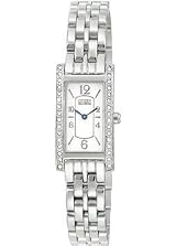 Silhouette Crystal Ladies' Bracelet White Dial