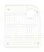 KOHLER Bottom Basin Rack for Use In Marsala and Executive Chef Sinks, White #6001-0