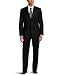 Joseph Abboud Men's Super 120's Two Button Side Vent Single Pleat Pant Tuxedo With Grosgrain Notch L