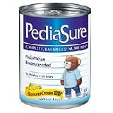 Pediasure Liquid Complete Balanced Nutrition, Banana Cream - 8 Oz, 24 per case