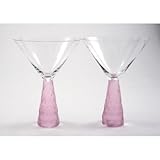 Prescott Martini Glass in Pink (Set of 2)