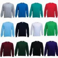 Fruit of the Loom Raglan Sweat Shirt in 13 colours