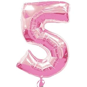 number 5 balloon