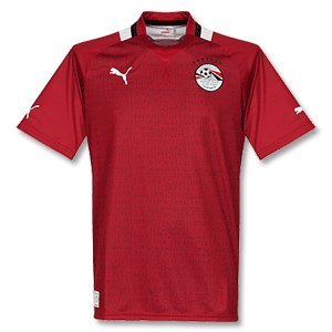 PUMA Herren Trikot Africa Home Replica &Auml;gypten, chili pepper-white-egypt, M, 740193 07