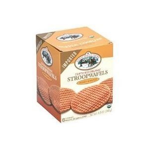 Shady Maple Farms Waffle Cookie Organic Honey & Maple 8.5 oz. (Pack of 8) 