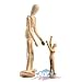 Wooden Human Mannequin (Unisex) 12 Inches Tall
