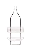 Zia Clear Shower Caddy (Stainless Steel/Clear) (23L x 9.5W x 4.25D)