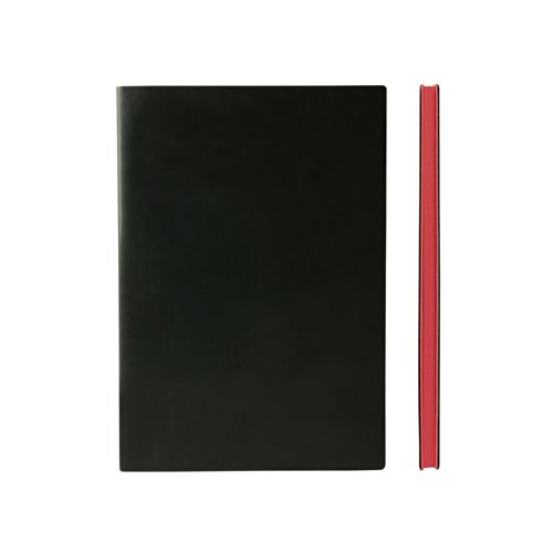 Daycraft Signature Spectrum BUSINESS STUDENT Notebook Journal - A5, Red Edges, LINED - 8.3