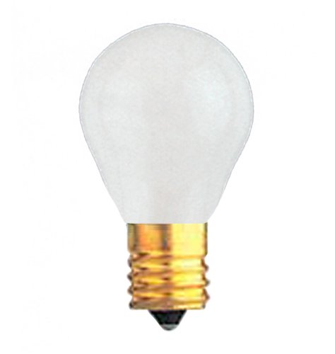 10 Watt S11 Bulb / 130 Volt / Intermediate Base / Frost