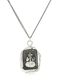 Pyrrha "talisman" Sterling Silver Faith, Hope and Charity Necklace