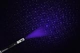 QQ-Tech® 5 mW 405 nm Blue Violet 2in1 Laser Pointer with Constellation Cap Mini Stage Light