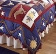 Texas Tradition Full / Queen Quilt with 2 Shams