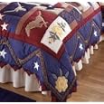 Texas Tradition Full / Queen Quilt with 2 Shams