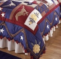 Texas Tradition Full / Queen Quilt with 2 Shams