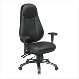 Leather Multi- Function High Back Chair