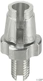 7mm Adjusting Barrel, Alloy, Silver, Slotted, Bag/10