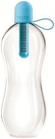 1 litre bobble blue with tether cap by waterbobble